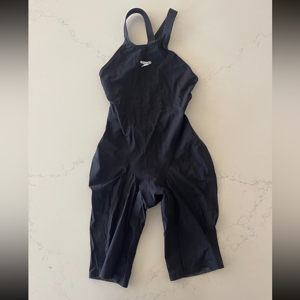 black speedo valor open back